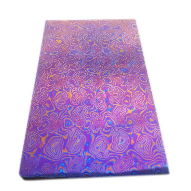 Высококачественные титановые Дамасские стержни и лист на заказ