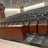 Vente chaude chaises de conférence universitaire de haute qualité avec tables auditoriums scolaires sièges de conférence sièges d'église