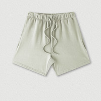 Hochwertige Baumwolle Heavy FOG Color Herren Shorts Benutzer definiertes Logo Plus Size Herren Sport Street Wear French Terry Cotton Shorts