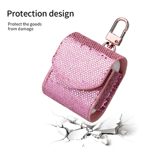 Estilo de caso de lujo brillante auricular estuche brillante personalizado brillo caja de cubierta de borde, para los <span class=keywords><strong>AirPods</strong></span> - Product Image 3