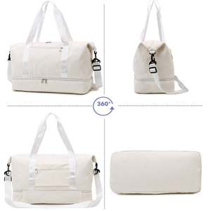 Custom Logo Women Luggage Travel <b>Bags</b> Large Capacity Oxford <b>Sport</b> <b>Gym</b> <b>Bag</b> Waterproof Dry and Wet Separation Duffel <b>Bag</b> - Product Image 4