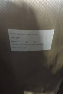 Fitas de Aço Temperado Azul A36 Q235 de 16/19/25/32mm, Fita de Embalagem, Fita Metálica de Aço para Embalagem, Fleje de Aço - Product Image 6