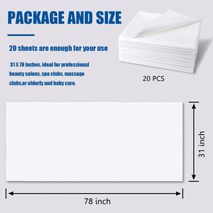 Disposable Non-woven Printed Plain <b>Bed</b> Sheets 80x180cm 100TC for Beauty Salon Hotel Hospital Medical Examination Table Massage - Product Image 4