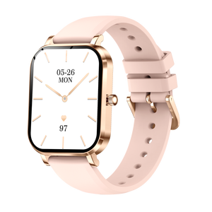 Orologio Intelligente Quadrato Super Popolare per Donne, Display IPS da 1,75 Pollici, Cinturino in Silicone, per Chiamate, Monitoraggio della Salute, Assistente Vocale - Product Image 1