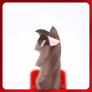 Ad alta velocità <span class=keywords><strong>4</strong></span>-flauto fresa con doppio angolo di scanalature diritte e rivestimento in Altin OEM personalizzabile - Product Image 5