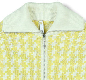 Suéter Personalizado OEM y ODM para Mujer, Otoño Invierno 2025, Casual, Cuello Camisero, Manga Larga con Cierre - Product Image 4