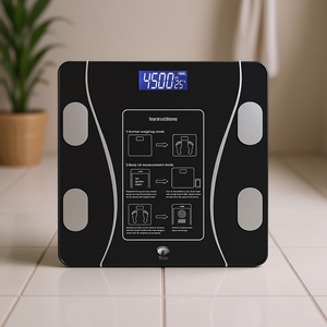 Báscula Digital de Grasa Corporal Myrva, Capacidad de 180 kg, Precisión de 0.1 kg, Conectividad con Aplicación Bluetooth, Plataforma de Vidrio Templado, Forma Rectangular - Product Image 2