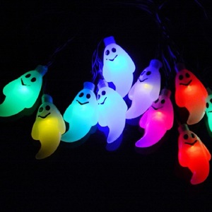 Guirnalda de Luces Solares de 6.5m con 30 LED para Halloween, Impermeable, con Diseño de Fantasmas, para Decoración de Jardín, Patio y Festivales - Product Image 5