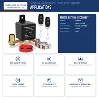 Interrupteur de déconnexion de batterie à télécommande 250A 12V, isolateur automobile