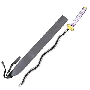 Espada Nichirin de Obanai <span class=keywords><strong>Iguro</strong></span>, Espada Ninja de Anime, Juguete de Metal para <span class=keywords><strong>Cosplay</strong></span>, para Mayores de 14 Años - Product Image 1