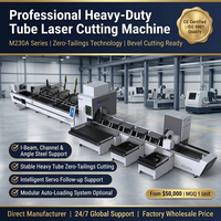 Machine de découpe laser à fibre à trois mandrins de Jinan, commande CNC Cypcut, refroidissement par eau, pour rainures métalliques en H