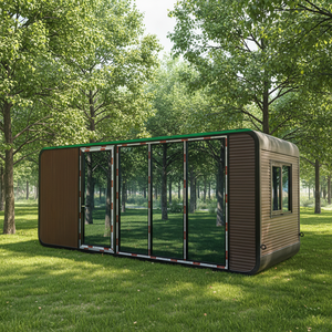 <span class=keywords><strong>Mini</strong></span>-<span class=keywords><strong>maison</strong></span> préfabriquée populaire et économique, type Apple Cabin, à montage rapide, portable, pour bureau 20 pieds 40 pieds - Product Image 1