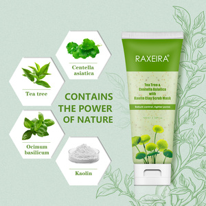 Private Label Teebaum- & Centella-Maske mit Feuchtigkeitsspendendem Peeling und Natürlich Therapeutischem Kräuterduft 100ml - Product Image 4