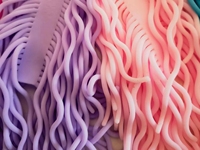 Verschiedene Farben Squirmy Worm Baits Fliegen fischen Zubehör Künstliches Weich köder DIY Material