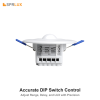 Offre Spéciale nouveaux appareils domotiques LED micro-ondes Radar capteur de mouvement interrupteur de lumière grande portée détecteur de plafond capteur de Position