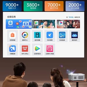 Projecteur intelligent pour cinéma maison 5000 ANSI Lumens avec décodage 4K, système d'exploitation Android, garantie de 3 ans, premier choix pour un cinéma immersif - Product Image 5