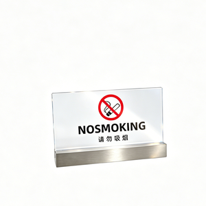 Stainless Steel Menu Rack Double-sided Display Stand Price Tag Board <strong>Table</strong> <strong>Card</strong> Desk <strong>Card</strong> - Product Image 6