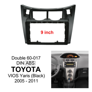Per <span class=keywords><strong>Toyota</strong></span> 2005 -2012 Vios/<span class=keywords><strong>Yaris</strong></span> 9 pollici <span class=keywords><strong>accessori</strong></span> per ricambi Auto per Auto cruscotto interno pannello decorativo Fascia cornice di installazione - Product Image 2