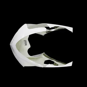 بالجملة دراجة نارية أجزاء 100 fairings-دراجة نارية الألياف الزجاجية عززت سباق هدية ل GSXR 600 750 2004-2005 فقط الأنف العلوي الأبيض جلكوت