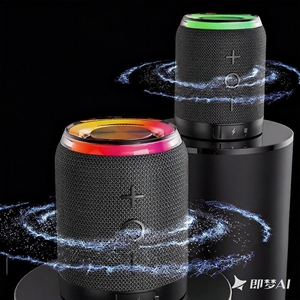 Altavoz Estéreo Portátil TWS con Luz RGB, Inalámbrico, Salida de 10W, Batería de 2000mAh, <span class=keywords><strong>5</strong></span>.3, TF, FM, USB C, Audio para Uso en Interiores y Exteriores, Fiestas - Product Image 5