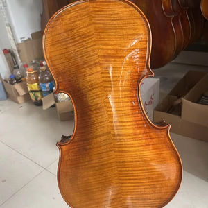 <span class=keywords><strong>Profesional</strong></span> 16,5 PULGADAS/420mm <span class=keywords><strong>Viola</strong></span> hecha a mano Tapa de abeto sólido Parte posterior de arce flameado Sonido potente <span class=keywords><strong>Precio</strong></span> al por mayor Buena mano de obra - Product Image 1