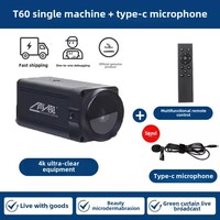 Caméra professionnelle 4K HD OEM avec écran vert en alliage d'aluminium, microphone externe pour TikTok, équipement de diffusion en direct