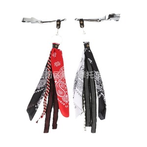 Cintas Decorativas Universales para Manillar de Motocicleta, Estilo Retro Cuadrado, Borlas Decorativas para Moto, Personalizables, Estilo Simple - Product Image 1