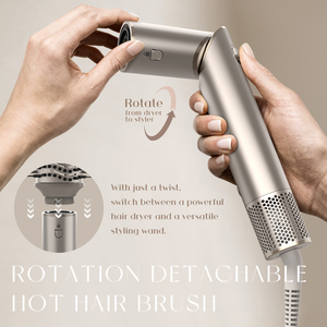 Tốc Độ Cao 1400W Không Chổi Than 8-Trong-1 Không Khí Nóng Bàn Chải Máy Sấy Tóc Styler Curler Với Tự Động Bọc & Thổi Máy Sấy Cho Khách Sạn Sử Dụng - Product Image 5