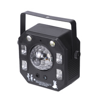 Kaleidoskop 4-in-1 Mini-Laser-Magische Kugel-Lichtleisten für Lounges, KTVs; Bühnen-Soundaktivierte Rotationseffekte; LED-Stroboskop-Licht