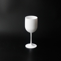 Verres à vin en plastique personnalisés avec logo promotionnel, cadeaux d'entreprise blancs, vente en gros, cadeaux réutilisables personnalisés