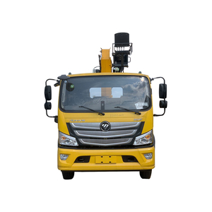 รถบรรทุกพ่วง4X2 3ton รถบรรทุกพ่วงพื้นเรียบพร้อมเครนสำหรับรถกู้ภัย - Product Image 2
