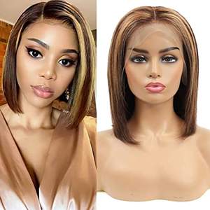 Commercio all'ingrosso rosa arancione blu rosso grigio <span class=keywords><strong>turchese</strong></span> biondo colore <span class=keywords><strong>parrucca</strong></span> Bob <span class=keywords><strong>parrucca</strong></span> 613 - Product Image 1