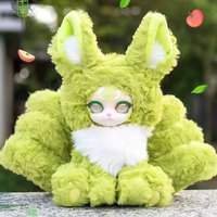 Jouets en peluche à neuf queues porte-bonheur, figurine de renard, boîte aveugle, mignon, anti-stress, guérison, bonne chance, santé, prospérité, objet de collection 1/12