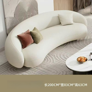 <span class=keywords><strong>Canapé</strong></span> sectionnel incurvé en velours, style nordique minimaliste, très vendu, avec design multifonctionnel pour les espaces de vie compacts - Product Image 6