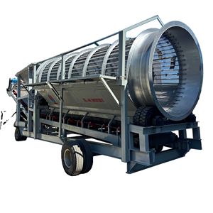 Peralatan penyaringan batu dan pasir layar Drum tanpa serat ponsel ban tambang bahan baja mangan - Product Image 1