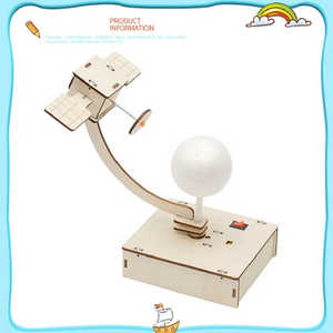 Niños DIY espacio físico STEM Kits satélite órbita GSO rotación ciencia experimento Modelo Educación escuela proyecto conjuntos Juguetes - Product Image 4