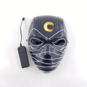 หน้ากากอัศวินซูเปอร์ฮีโร่ทำจากพีวีซีสำหรับเด็กสำหรับงานปาร์ตี้คอสเพลย์โลโก้ดวง<span class=keywords><strong>จัน</strong></span>ทร์ดีไซน์ใหม่ - Product Image 5