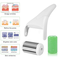 YYR Personnelle Peau massage du visage en acier inoxydable rouleau de glace de refroidissement de la peau rouleau