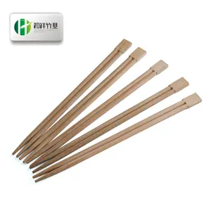 Palillos de madera desechables de alta calidad con logotipo personalizado, palillos redondos de Bambú