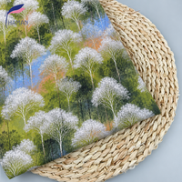 Tissu Popeline Uni Imprimé Numérique 100% Coton Respirant Léger à Motif Floral Personnalisable Faible MOQ pour Chemises d'Été