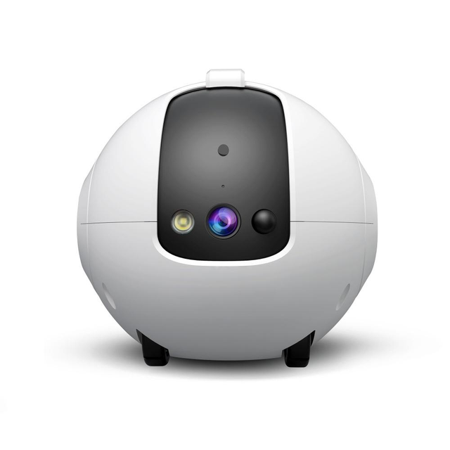 AI Smart Pet Camera with Auto Recharge Base, 360° View, 4MP HD Video, PIR Motion Detection