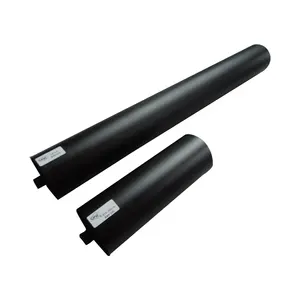 Impact conveyor roller steel roller carrier roller rubber covered idlers for transmission conveyor