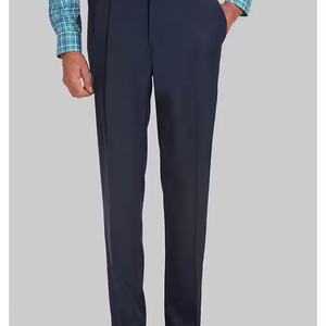 <b>Men's</b> Business Causal Dress Pants Stretch High Quality Formal Wrinkle Free Trousers Polyester Pants <b>Men</b> Casual - Product Image 3