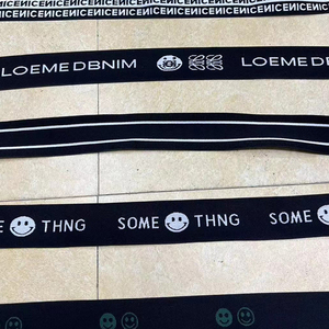 Kustom ketahanan tinggi nilon <span class=keywords><strong>Jacquard</strong></span> anyaman anyaman anyaman tali tangan gaya Herringbone dengan tepi pembungkus untuk Laptop sepatu bagasi - Product Image 3