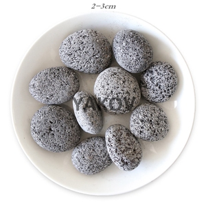 Gros maison jardin aménagement paysager gris noir <span class=keywords><strong>pierre</strong></span> <span class=keywords><strong>de</strong></span> <span class=keywords><strong>lave</strong></span> roulée galets <span class=keywords><strong>de</strong></span> <span class=keywords><strong>pierre</strong></span> - Product Image 3