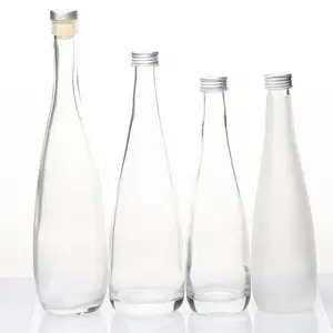 pentagon shape water glass beverage bottle