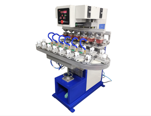 Tự Động 4-Màu <span class=keywords><strong>Ink</strong></span> Cup <span class=keywords><strong>Pad</strong></span> Máy In Golf Bóng Cup Bút <span class=keywords><strong>Pad</strong></span> Đồ Chơi Cho Chương trình Khuyến Mãi Mới Thực Hiện Trung Quốc Max Máy In Nhãn - Product Image 2