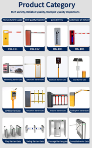 Barrera de Control de Acceso para Estacionamiento, Barra de 3 Metros con LED, Modelo de Acero Inoxidable, Clasificación IP54, Certificación CE - Product Image 5