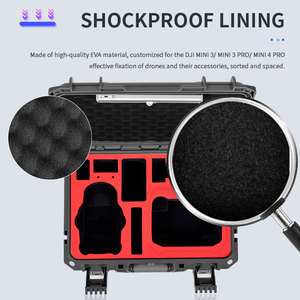 Estuche Protector Rígido Startrc, Carcasa Impermeable, Bolsa de Almacenamiento Portátil para <span class=keywords><strong>Mini</strong></span> 3 4 <span class=keywords><strong>Pro</strong></span> <span class=keywords><strong>DJI</strong></span> RC 2 RC-N123 - Product Image 3