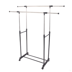 Customizable Multi Layer Drying Racks Metal Vertical Clothes Rack Asssembled Adjustable Simple Cloth Drying Stand - Product Image 1
